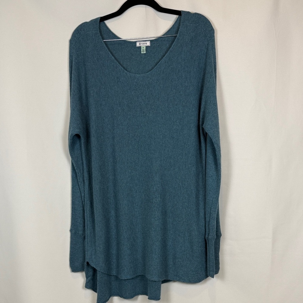 Susina Deep Blue Long Sleeve Tee